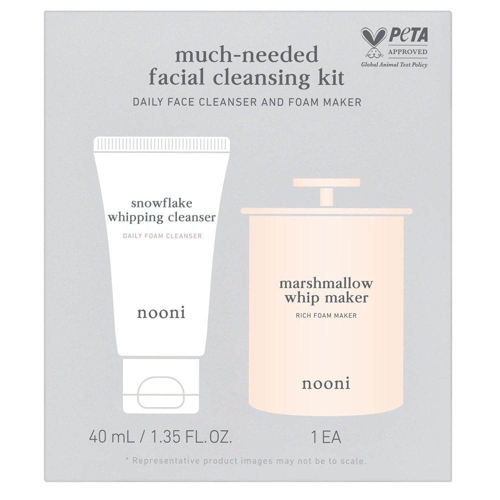 image:imageNOONI 2in1 Facial Cleansing Kit  Whipping Cleanser amp Whip Maker02 Whip Maker  Foam Cleanser