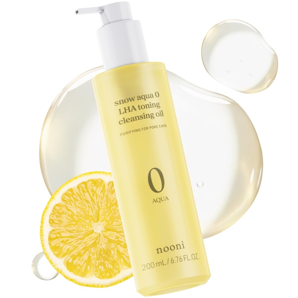 image:imageNOONI Snow Aqua Rice Ceramide Barrier Care Korean Cleansing Oil 676 fl oz1 LHA Cleansing Oil