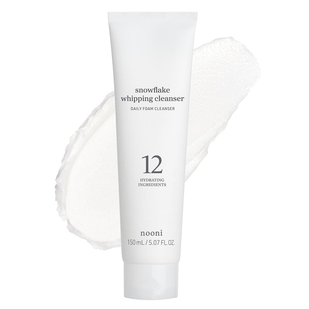 image:imageNOONI Snowflake Whipping Foam Cleanser Vegan Moisturizing Face Wash507 Fl Oz Pack of 1